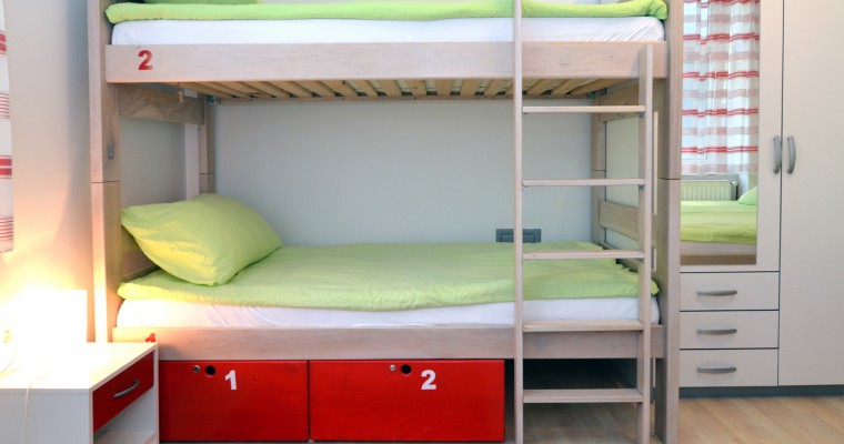 4 BED MIXED DORM - GARDEN VIEW - Hostel Temza